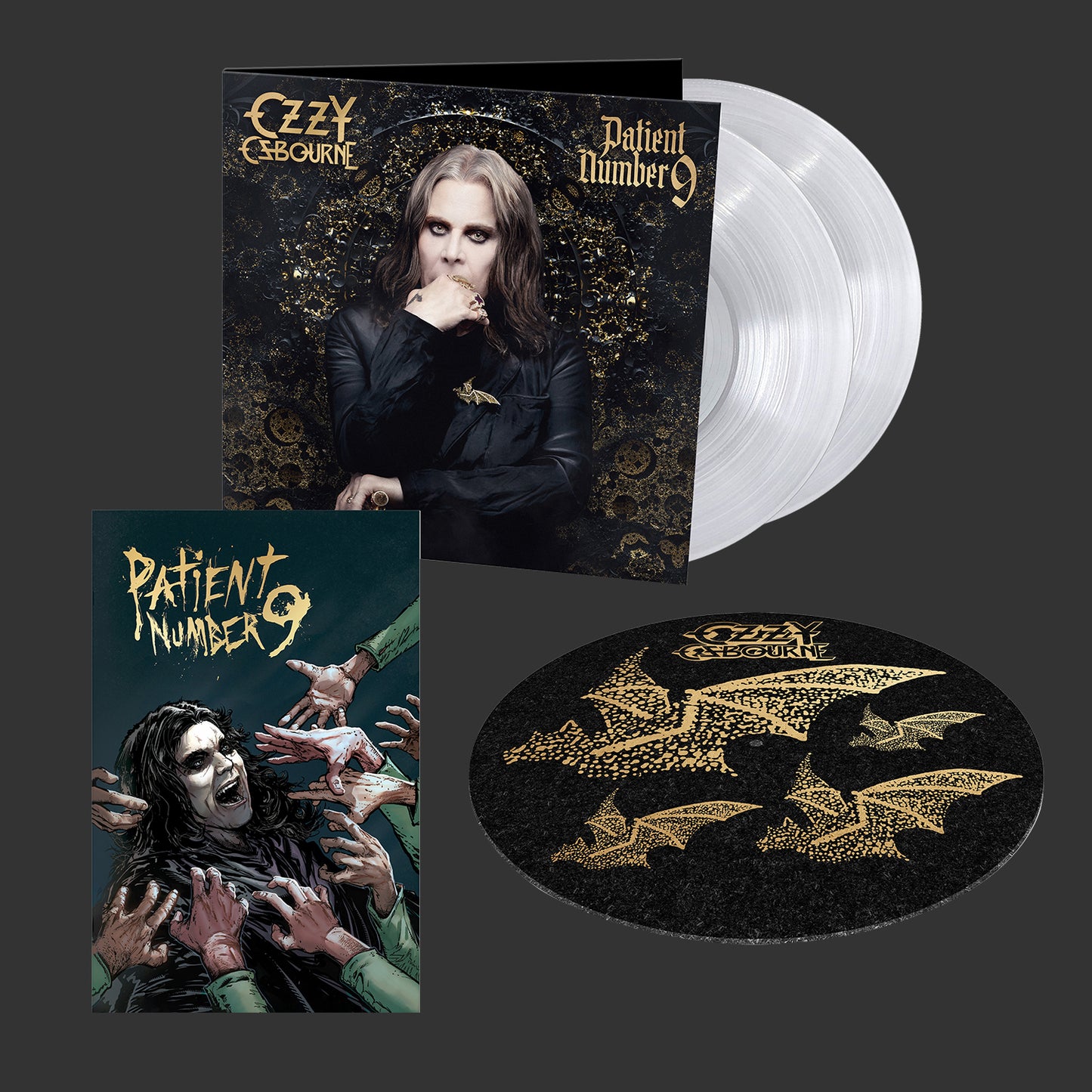 Patient Number 9 Ltd. Edition Exclusive Crystal Clear 2-LP Vinyl w/Todd McFarlane Comic Book