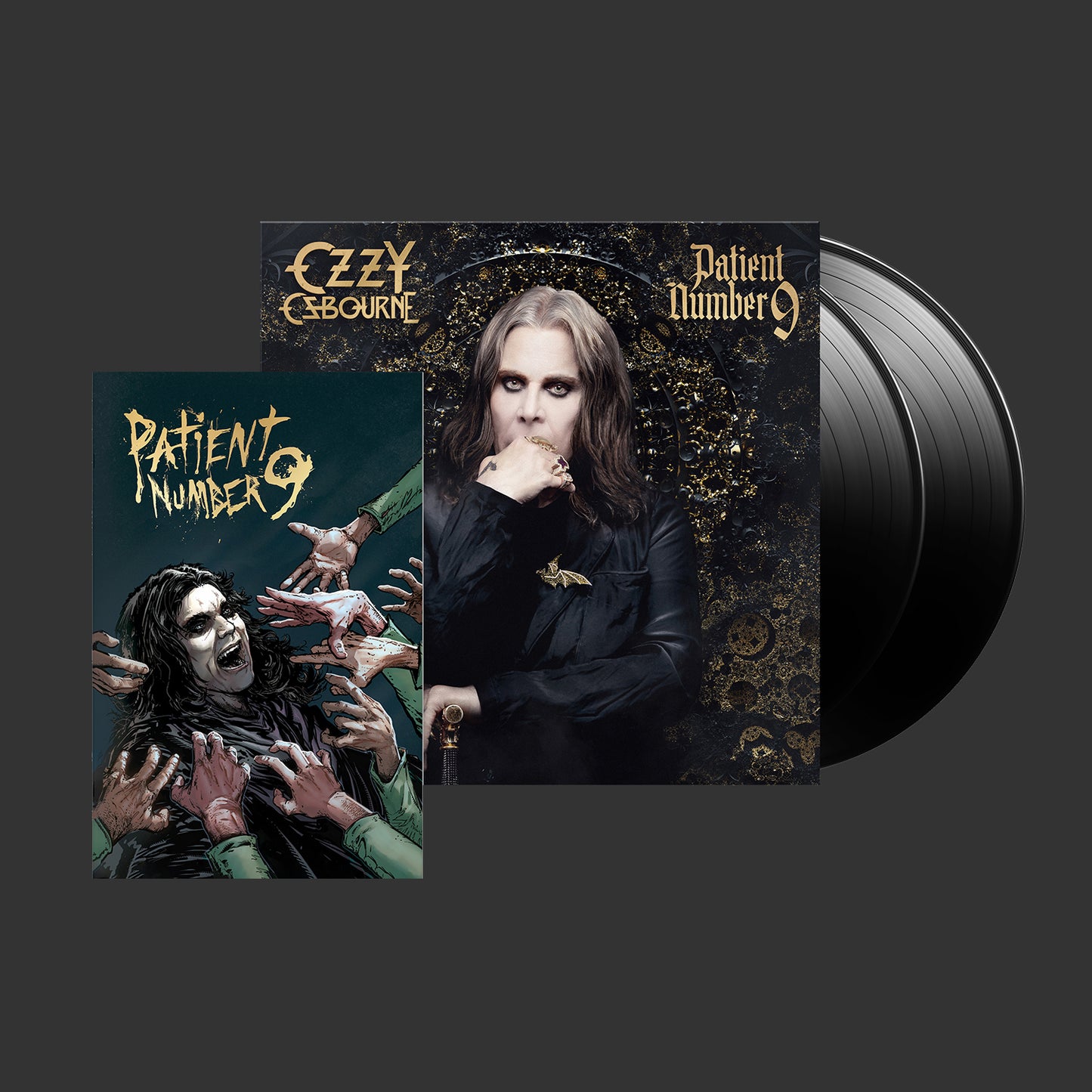 Patient Number 9 Ltd. Edition Standard Black 2LP Vinyl w/Todd McFarlane Comic Book